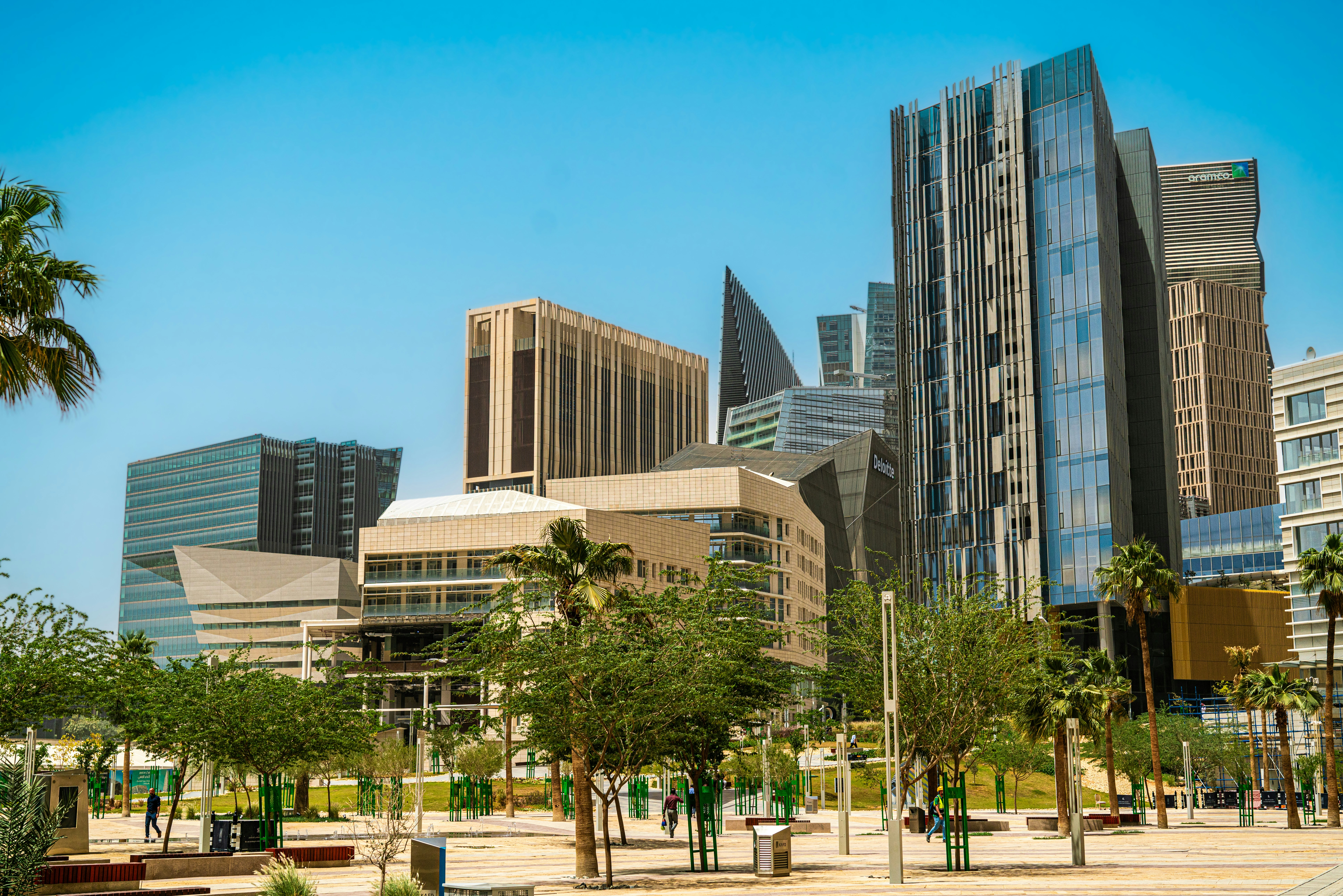 Modern office building at KAFD